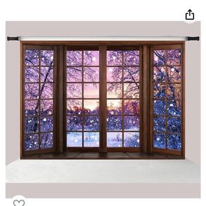 Kate Winter Window Backdrop 10x 6.5